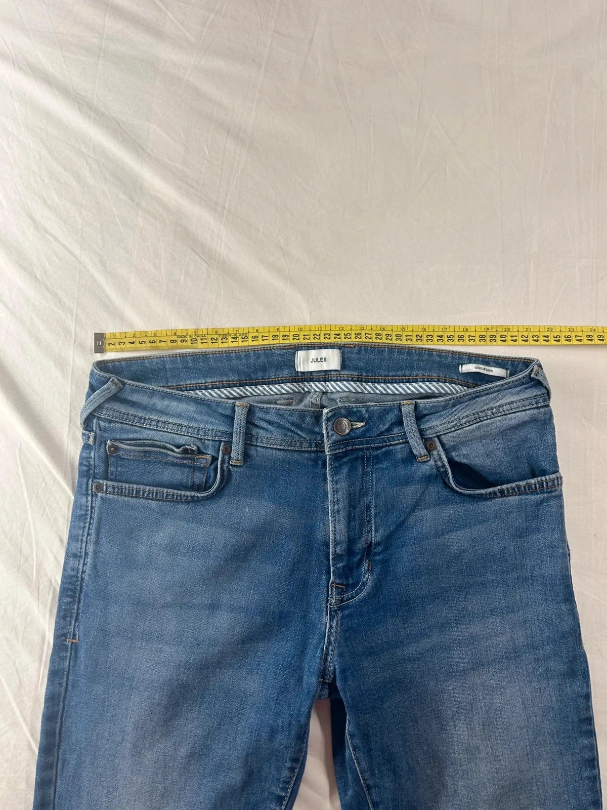 Jules slim fit navy blue vintage jeans – photo 6